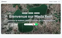 A screenshoot of Mada Rent website